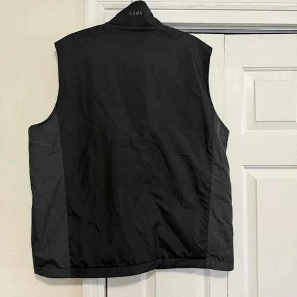 Izod Performance Men's Reversible Black Gray Vest Size Large - Picture 7 of 13